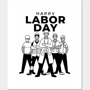 Happy Labor Day Illustration Posters and Art